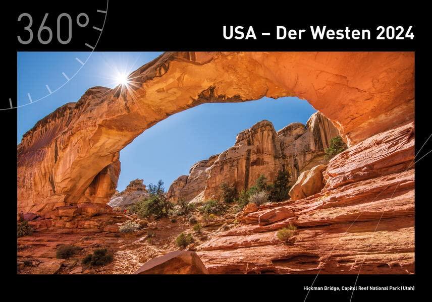 360° USA - Der Westen Premiumkalender 2024 (360° Premiumkalender 2024 (50 x 35 cm))