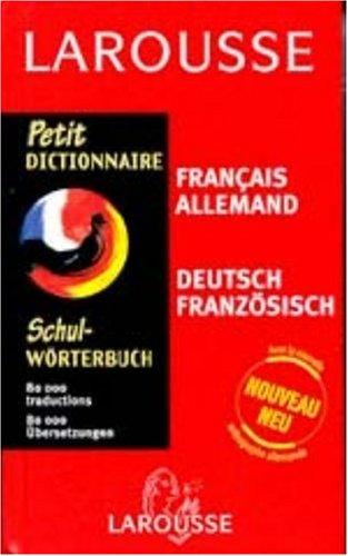 Petit dictionnaire français-allemand, allemand-français