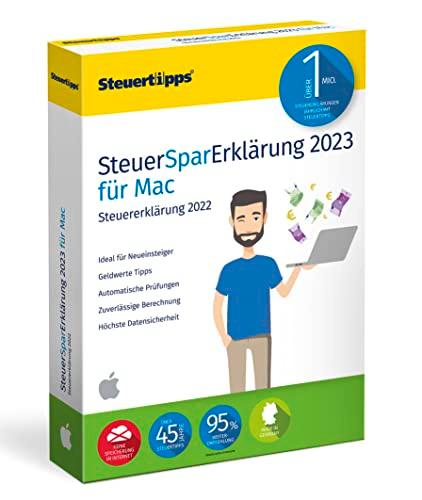 SteuerSparErklärung 2023 Mac-Version: Schnell & einfach zur Steuererklärung 2022