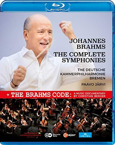 Brahms: Sämtliche Sinfonien [Paavo Järvi/Deutsche Kammerphilharmonie Bremen/Paris,2018] [Blu-ray]