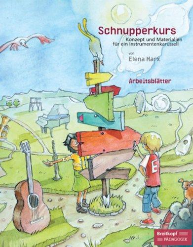 Schnupperkurs Konzept und Materialien für ein Instrumentenkarussell - Basispaket (Klavier, Violine, Gitarre, Blockflöte) (EB 8764)