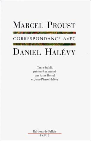 Correspondance avec Daniel Halévy