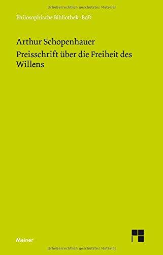 Preisschrift über die Freiheit des Willens