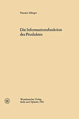 Die Informationsfunktion des Produktes