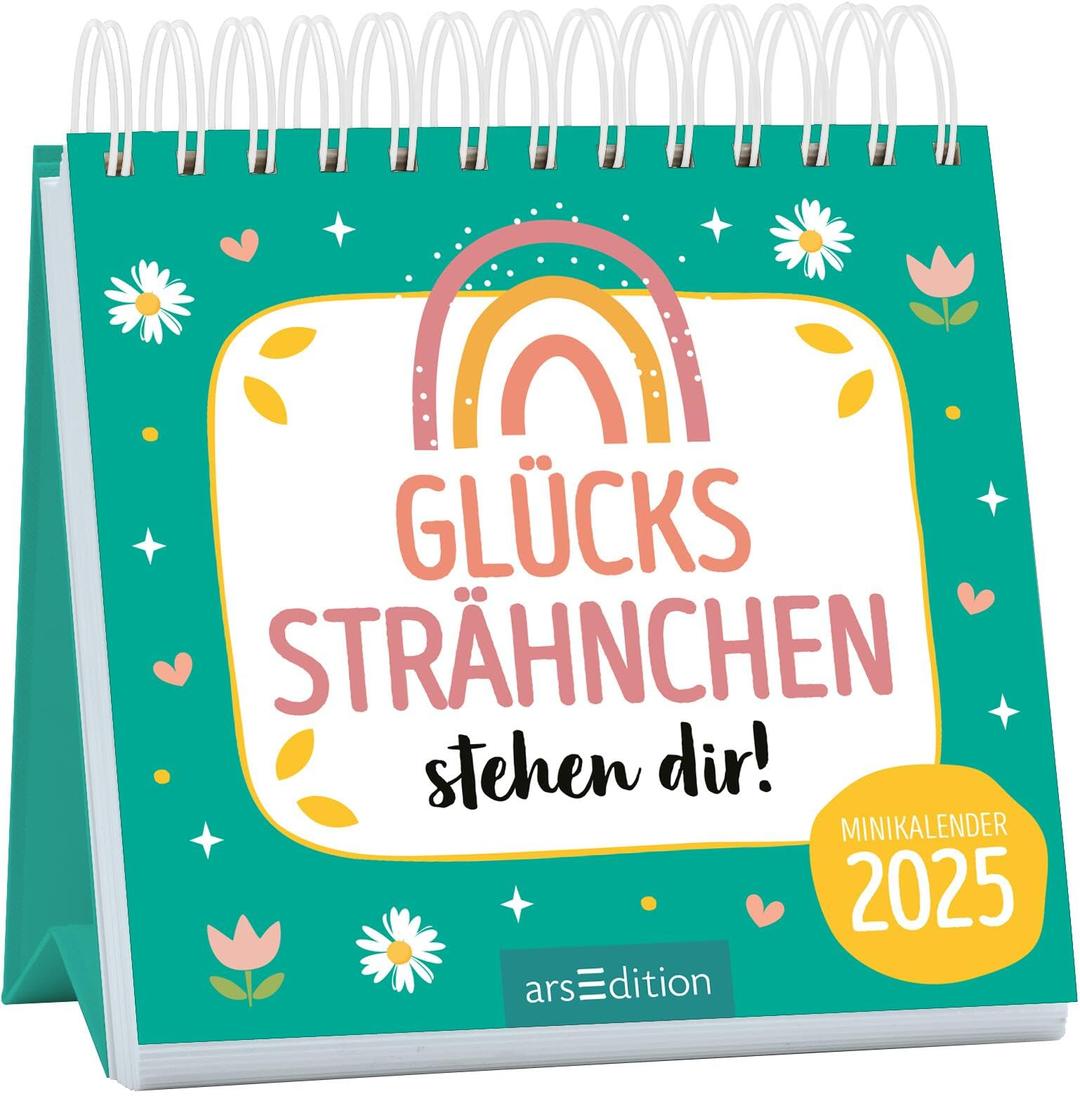 Mini-Monatskalender Glückssträhnchen stehen dir! 2025: Zauberhafter Monatskalender im Miniformat für ein Jahr voll Glück