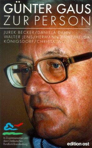 Zur Person, Bd.1, Jurek Becker, Daniela Dahn, Walter Jens, Hermann Kant, Helga Königsdorf, Christa Wolf