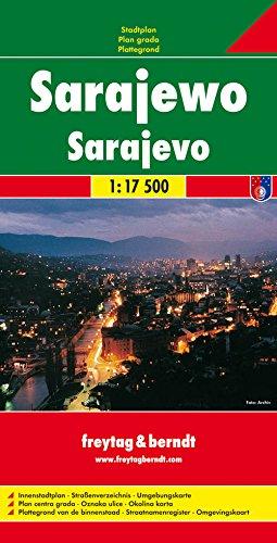 Freytag Berndt Stadtpläne, Sarajewo - Maßstab 1:17.500: City Map 1:17, 500