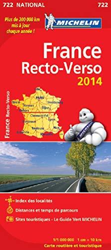 Carte France recto/verso 2014 Michelin