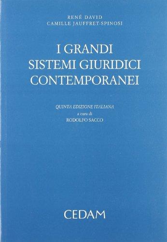 I grandi sistemi giuridici contemporanei