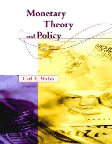 Monetary Theory and Policy