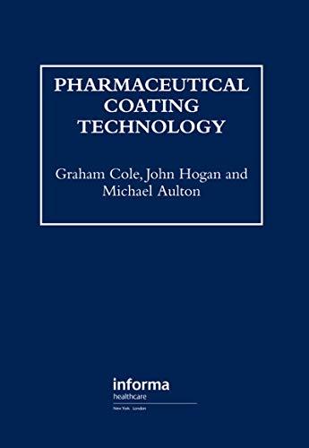 Pharmaceutical Coating Technology (Pharmaceutical Science Series)