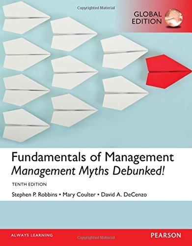 Robbins, S: Fundamentals of Management: Management Myths Deb