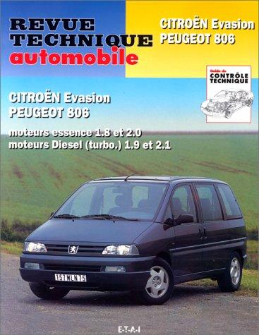 Revue technique automobile, n° 576.3. Peugeot 806/Citroën Evasion 95/98