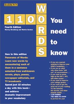 1100 Words You Need to Know (Barron's 1100 Words You Need to Know)