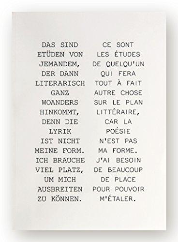 Gesammelte Gedichte / Poésies complètes. Édité et traduit par Magali Jourdan et Mathilde Sobottke.