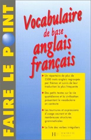 Vocabulaire de base anglais-français