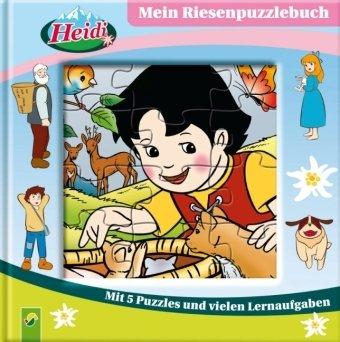 Heidi - Mein Riesenpuzzlebuch. Mit 5 Puzzles und vielen Lernaufgaben