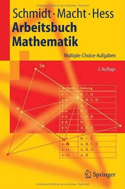 Arbeitsbuch Mathematik: Multiple-Choice-Aufgaben (Springer-Lehrbuch)