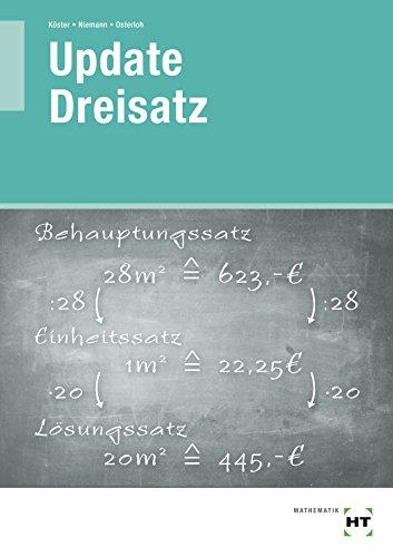 Update · Dreisatz: Arbeitsheft - Schülerausgabe (Abgabe nur zum vollen Preis)