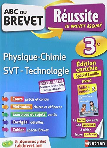 Physique chimie, SVT, technologie 3e : nouveau brevet