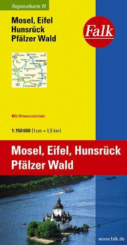 Falk Regionalkarte Rhein-Main - Saarland - Koblenz 1:150 000 Mosel, Pfalz, Eifel