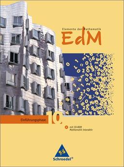 Elemente der Mathematik SII - Ausgabe 2011 für Nordrhein-Westfalen: Schülerband Einführungsphase mit CD-ROM: passend zum Kernlehrplan G8 2007: ... zum Kernlehrplan G8 2007. Ausgabe 2011