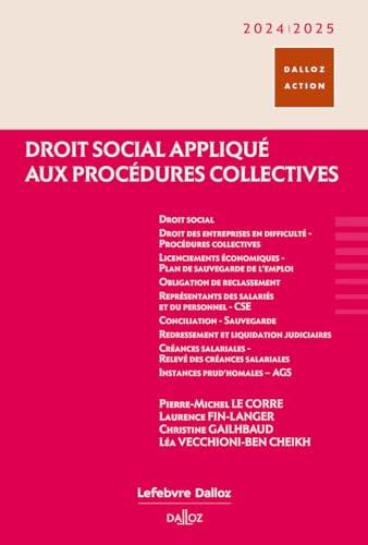 Droit social appliqué aux procédures collectives : 2024-2025