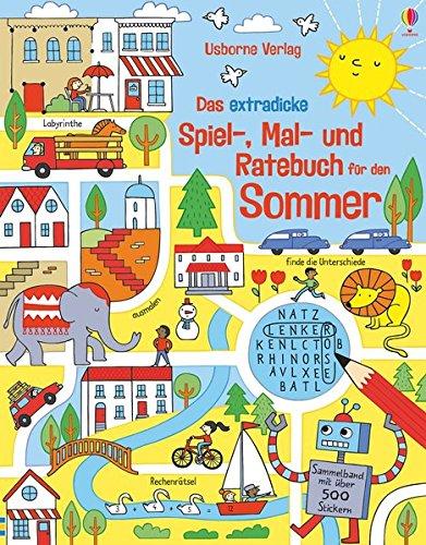 Das extradicke Spiel-, Mal- und Ratebuch für den Sommer