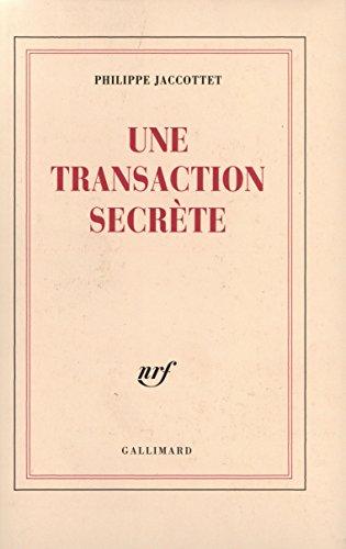 Une transaction secrète : lectures de poésie