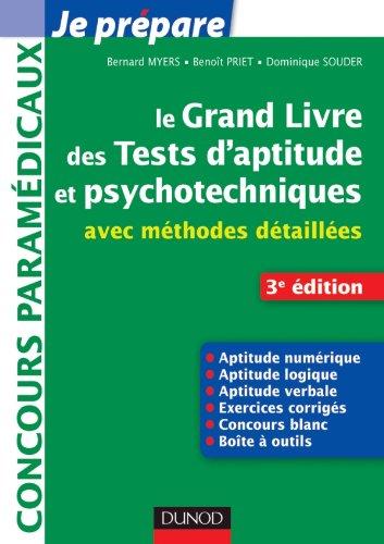 Le grand livre des tests d'aptitude et psychotechniques : avec méthodes détaillées