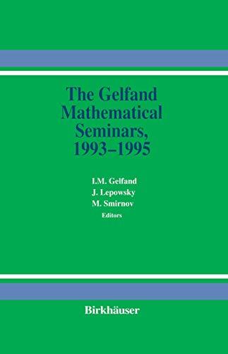 The Gelfand Mathematical Seminars, 1993-1995