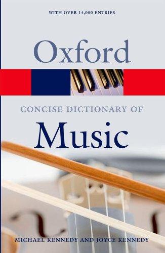 The Concise Oxford Dictionary of Music (Oxford Paperback Reference)