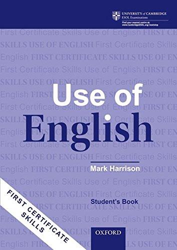 Use of English. First Certificate Skills. Student's Book