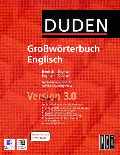 Duden - Oxford Großwörterbuch Englisch 3.0