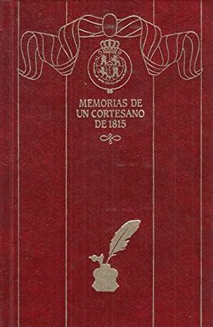 MEMORIAS DE UN CORTESANO DE 1815