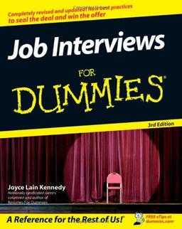 Job Interviews For Dummies (For Dummies (Lifestyles Paperback))