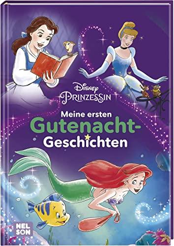 Disney Prinzessin: Meine ersten Gutenachtgeschichten: Vorlesegeschichten ab 3 Jahren | Mit 6 Originalfilmgeschichten