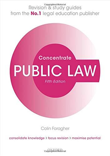 Public Law Concentrate: Law Revision and Study Guide