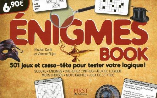 Enigmes book : 501 jeux et casse-tête pour tester votre perspicacité !