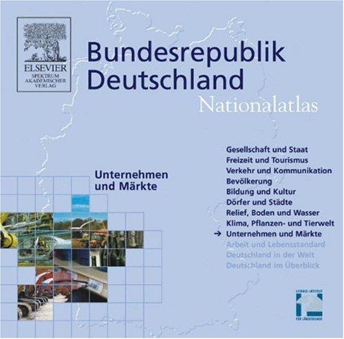 Nationalatlas Bundesrepublik Deutschland - Unternehmen und Märkte (CD-ROM): Enterprises and Markets