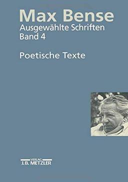 Ausgewählte Schriften, 4 Bde., Bd.4, Poetische Texte