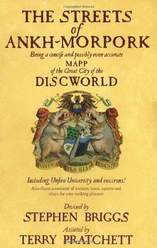 The Streets of Ankh-Morpork. Coloured Map.: Being a Concise and Possibly Even Accurate Mapp of the Great City of the Discworld : Including Unseen ... Including Unfeen University and Environs! ...