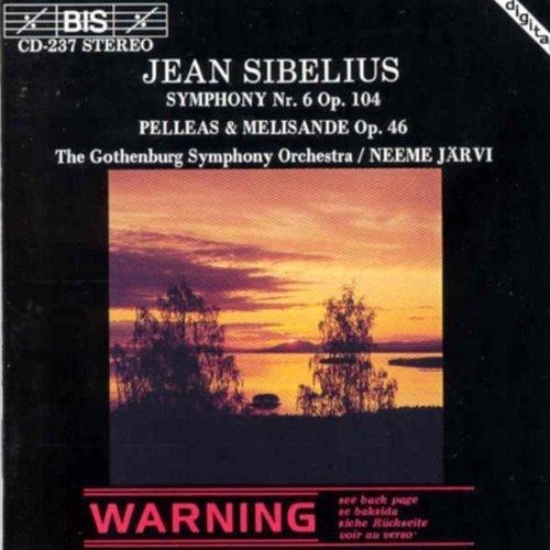 Sibelius: Symphony No.6 etc. - GSO/Järvi - Gesamtedition Vol. 4