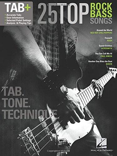 25 Top Rock Bass Songs Tab: Noten, Songbook, Grifftabelle für Bass-Gitarre