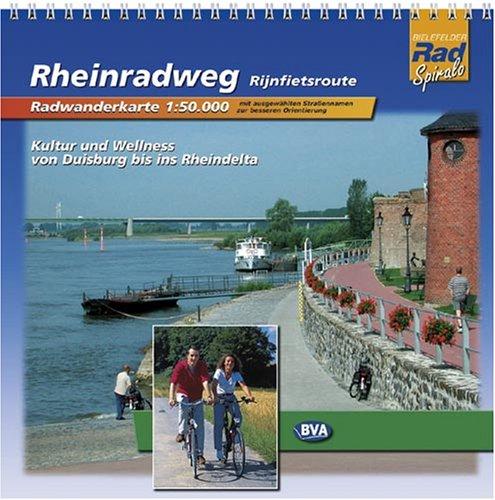 Rheinradweg - Rijnfietsroute. Radwanderkarte 1 : 50 000