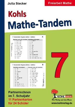 Kohls Mathe-Tandem / 7. Schuljahr: Partnerrechnen im 7. Schuljahr