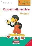 Dorothee Raab - Rabenschlau üben vor der Schule: Konzentrationsspiele - Vorschule: Band 131: Zum Malen und Lernen ab 4 Jahre. Arbeitsheft mit Extra-Lernposter