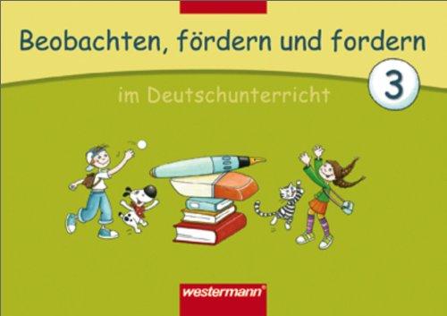 Beobachten, fördern und fordern im Deutschunterricht. Kartei Niveau B. Aufgabenseiten, Handreichung und Lernstandserhebungen (Lernmaterialien)