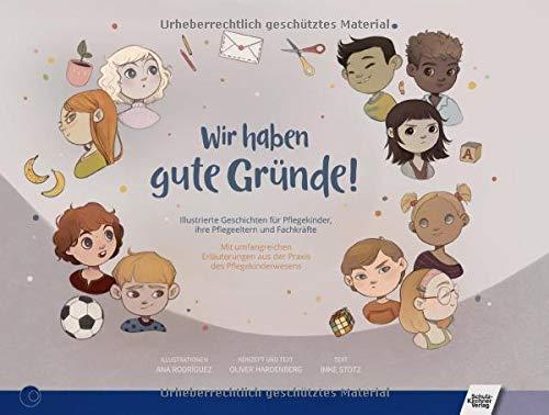 Wir haben gute Gründe!: Illustrierte Geschichten für Pflegekinder, ihre Pflegeeltern und Fachkräfte. Mit umfangreichen Erläuterungen aus der Praxis des Pflegekinderwesens