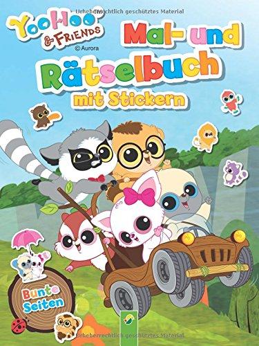 YooHoo & Friends - Mal- und Rätselbuch mit Stickern: Bunte Seiten